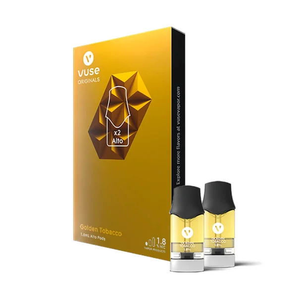 Vuse — Vuse Alto 2 Pod Golden Tobacco 1.8%
