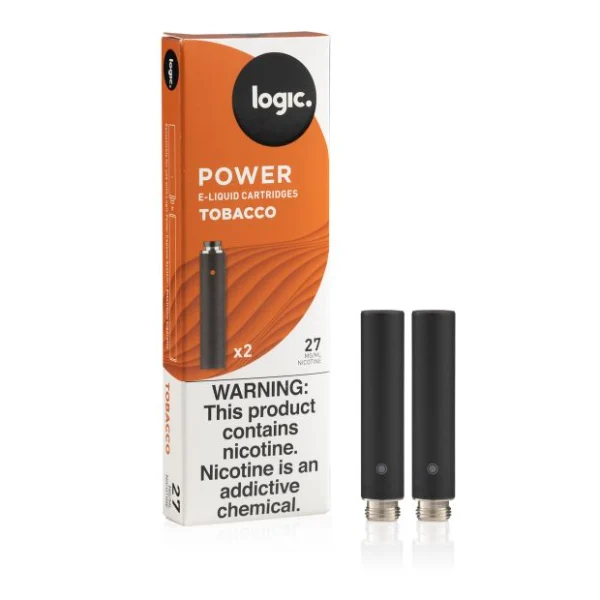 Logic — Power Cartridges Tobacco 27 mg/ml 2-Ct
