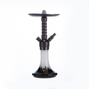 SABA – HOOKAH – 15" DUAL-PORT CRYSTAL – ASSORTED COLORS – 1CT – SB-DX22