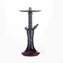 SABA – HOOKAH – 15" DUAL-PORT CRYSTAL – ASSORTED COLORS – 1CT – SB-DX22