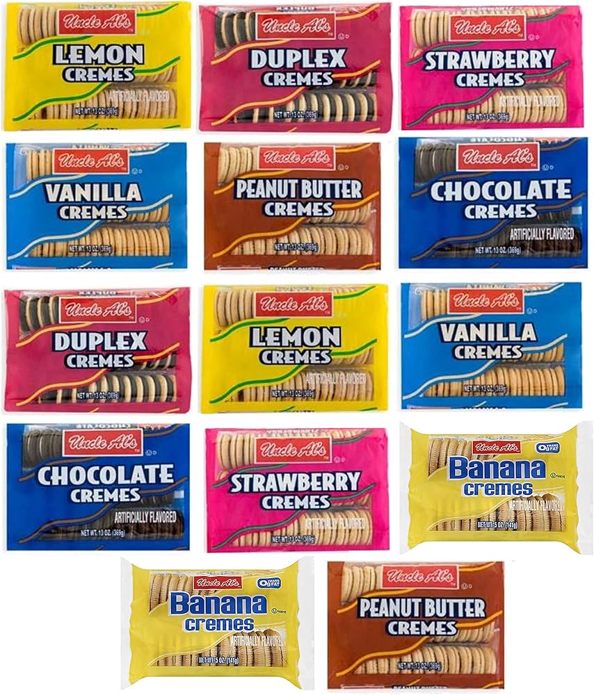 UNCLE AL'S CREMES COOKIES 12CT PACK | 12PK/CASE 5OZ PACKS