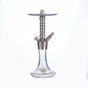 SABA – HOOKAH – 15" DUAL-PORT CRYSTAL – ASSORTED COLORS – 1CT – SB-DX22