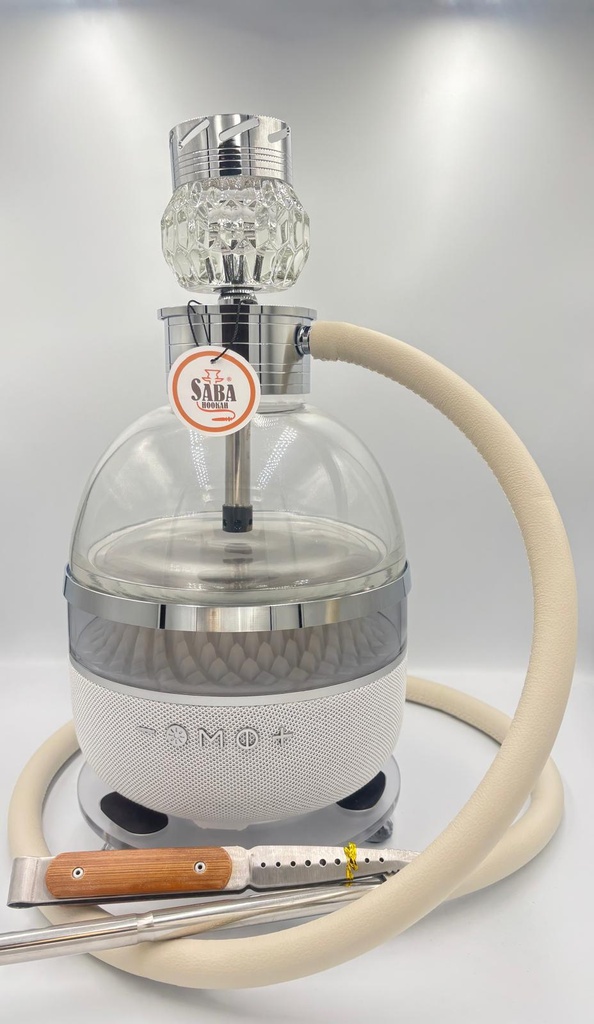 SABA – HOOKAH SET – MUSIC BASE W/ BLUETOOTH SPEAKER & LED – BLACK OR WHITE 1CT – MB100 - [MSRP: $170-$200]
