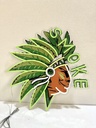 LED SIGN – LEAF GREEN NATIVE– 23"×24" – 1CT – SMKNATIN [MSRP: $STORE USE] 