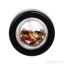 BANGER BROS – STORAGE – MAGNIFYING GLASS TANK – BLACK AIRTIGHT LID – VARIOUS SIZES – 12CT DISPLAY [MSRP: $2.50-$3.75 EACH]