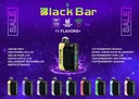 BLACK BAR – UNIVERSE X – NICOTINE ANALOGUE – 50K PUFFS – 18ML – VARIOUS FLAVORS – 5CT – [MSRP: $20 EACH]