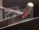 PLASTIC CLEAR ADHESIVE HANG TAPS – 1.5IN X 3.8IN – 500-COUNT – 1BX – HANG TAP-1.5X3.8 – [MSRP: $ STORE USE]