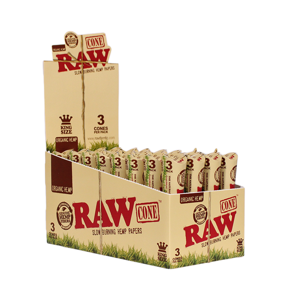 HBI RAW-CONE-KS-3PKORG-32BX