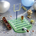 Game Night Football Drinking Game - party setup