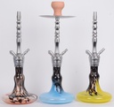 SABA - HOOKAH SET - LARGE - 20" W/ ALUMINUM STEM & SILICONE HOSE  (ASSORTED COLOR)  1CT - SB-DL6 - [MSRP: $59]