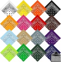 APPAREL – BANDANA – PREMIUM 100% COTTON BANDANA SCARF – UNISEX – 22X22 – 12CT/DZ – BNDMC [MSRP: $2.25 EACH]