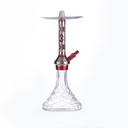 SABA – HOOKAH – 15" CRYSTAL – ASSORTED COLORS – 1CT – SB-DX7 – [MSRP: $70]