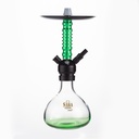 SABA – HOOKAH – 15" FLUTED CRYSTAL – ASSORTED COLORS – 1CT – SB-DX20