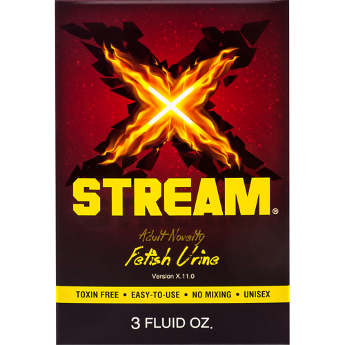 XSTREAM – SYNTHETIC URINE – FETISH STERILIZED URINE KIT – 3OZ BOTTLE – 6CT DISPLAY – [MSRP: $17 EACH]