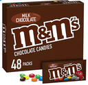 M&M'S MILK CHOCOLATE CANDY – CANDY & SNACKS – 1.69OZ – 48CT CASE – [MSRP: $3 EACH]