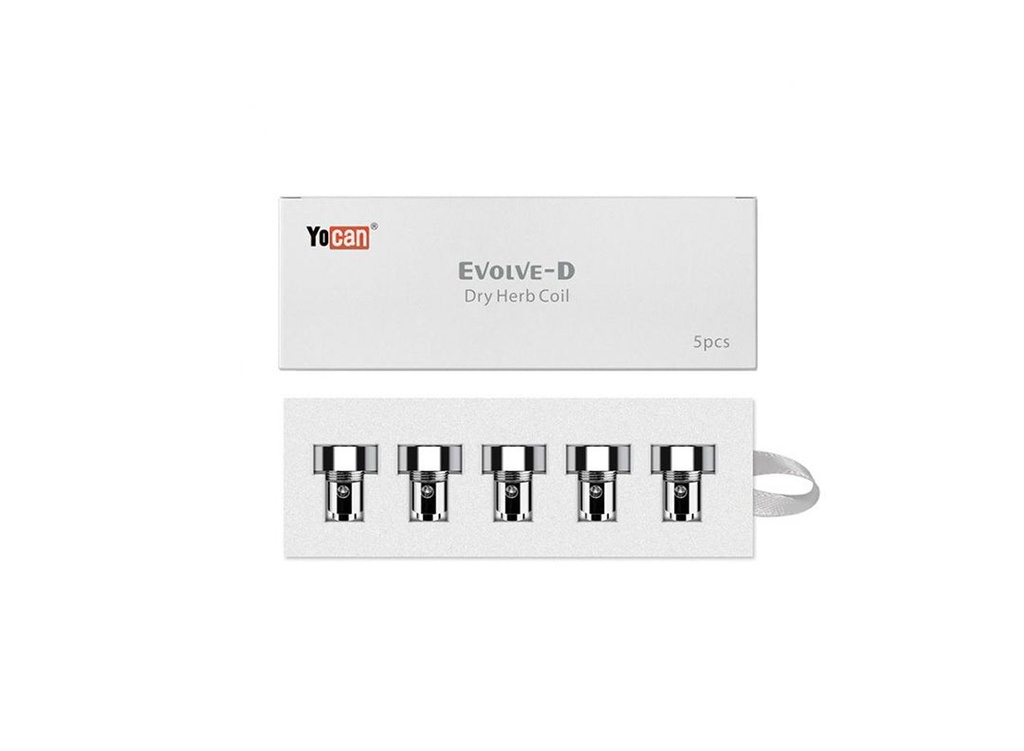 YOCAN - EVOLVE-D COIL – HEMP VAPORIZERS ACCESSORIES – 1CT – YOCAN-DCOIL – [MSRP: $15]