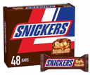 SNICKERS MILK CHOCOLATE BARS – CANDY & SNACKS – 1.86OZ – 48CT CASE – [MSRP: $3 EACH]