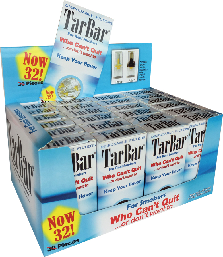 TARBAR – TIPS & FILTERS – 24CT DISPLAY – 1DSPL – [MSRP: $4 EACH]