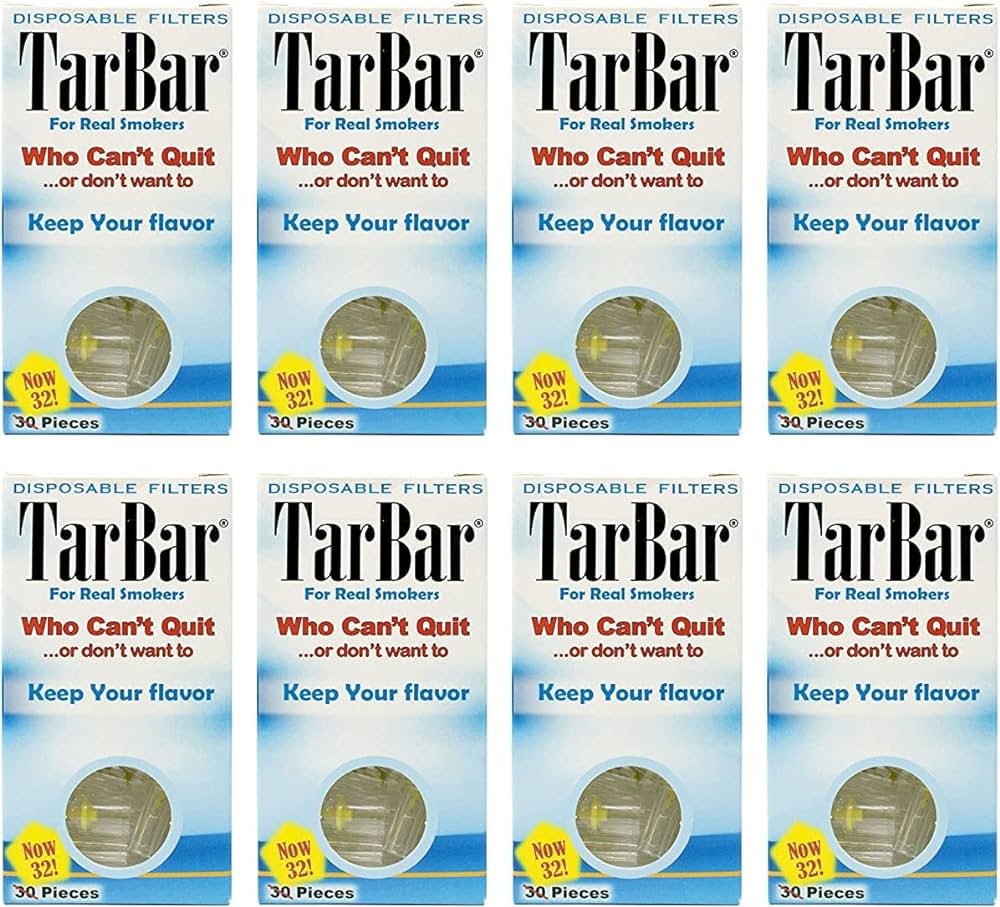 TARBAR – TIPS & FILTERS – 8CT DISPLAY – 1DSPL – [MSRP: $4 EACH]