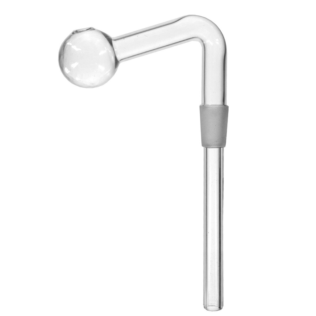 TOKES BUDDY – OIL BURNER DOWNSTEM – GLASS ACCESSORIES – 14MM 45 DEGREE – LONG – 1CT – GB1061 – [MSRP: $6.50 EACH]