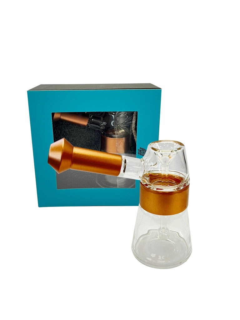 TOP PUFF – GIFT BOX SETUP – GLASS WATER PIPE – 115MM – 1CT – YD2090-TOP – [MSRP: $50]