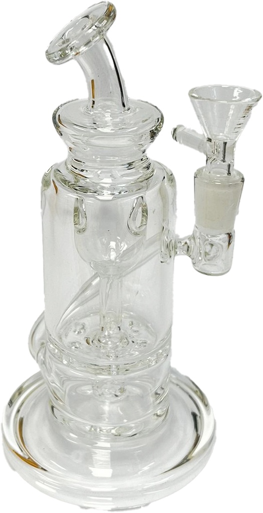 AMAZING INLINE RECYCLER – GLASS WATER PIPE – HEAVY GLASS – 1CT – GB1011 – [MSRP: $67.50]