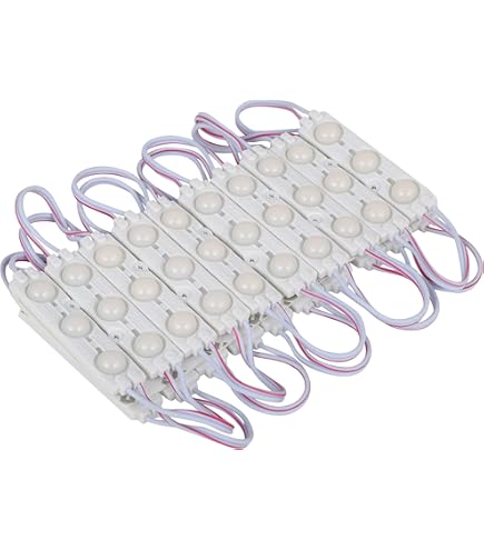 LED MODULE LIGHT STRIP – AC110V NO POWER SUPPLY REQRD – WHITE – 50FT – 100CT – STORE DISPLAY FIXTURE & RACKS – 100CT – LD-2110V5PK – [MSRP: $STORE USE]