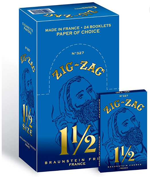 ZIG ZAG – ROLLING PAPERS – ULTRA THIN – 1 1/2 – 24CT DSPL – [MSRP: $5 EACH]