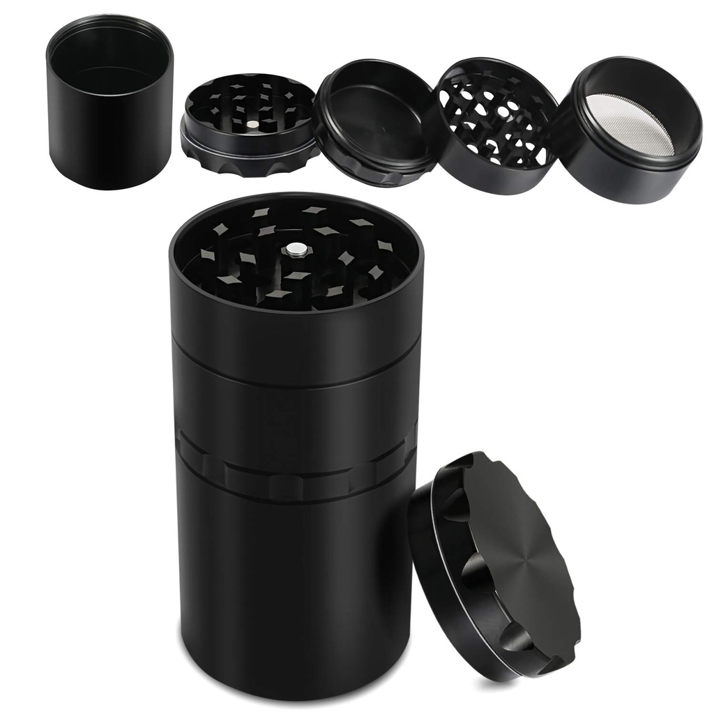 TOKES BUDDY PREMIUM – GRINDERS – 5-PIECE – 63MM – 1GIFT BOX – GRA-9 – [MSRP: $56]