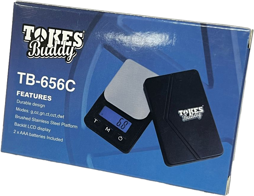 TOKES BUDDY – SCALES – DIGITAL SCALE – 200G-600G X 0.01G-0.1G – 1CT – TB-656C – [MSRP: $13.50]