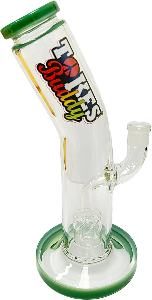 TOKES BUDDY – ME TIME – GLASS WATER PIPE – 10 INCH – 1CT – GB1005 – [MSRP: $67]