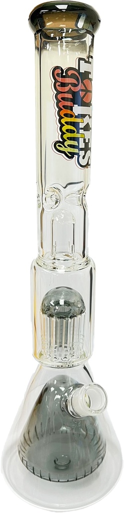 TOKES BUDDY – BIG SHOT – GLASS WATER PIPE – 18 INCH – 1CT – GB1020 – [MSRP: $71]