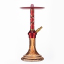SABA – HOOKAH – 15" DROP – PEAR-SHAPED BASE – SLEEK TAPERED STEM – ASSORTED COLORS – 1CT – SB-DX2 – [MSRP: $69]