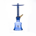 SABA – HOOKAH – 15" SLK – DIAMOND BASE – TWISTED STEM – ASSORTED COLORS – 1CT – SB-DX1 – [MSRP: $69]