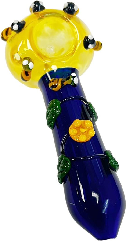 BEEHIVE – GLASS HAND PIPE – GLASS ACCESSORIES – 4-INCH HEAVYWEIGHT 110G – 2CT – 2X-GL-09760 – [MSRP: $10 EACH]