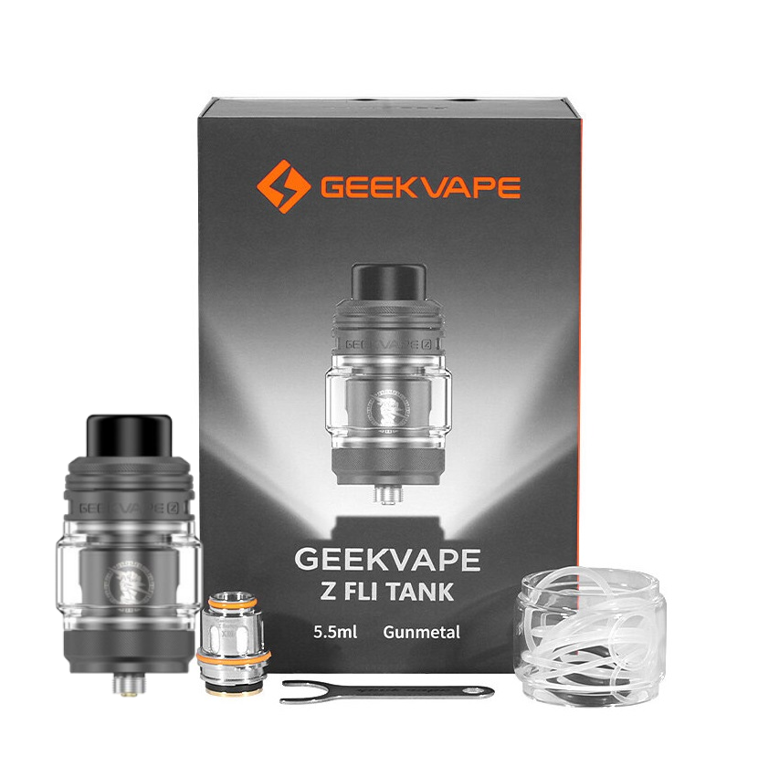 GEEKVAPE – VAPE TANKS – Z FLI TANK – 5.5ML – VARIOUS COLORS – 1CT – [MSRP: $50]