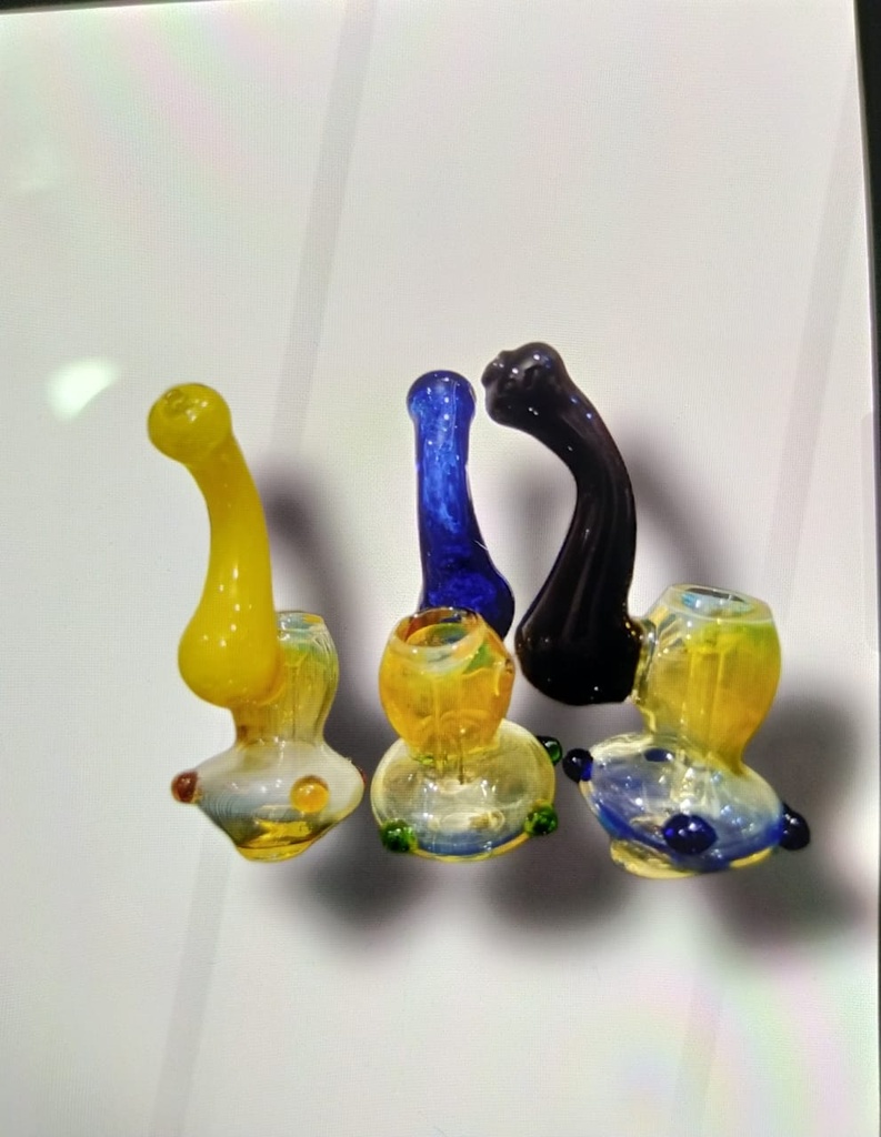 CLASSICO COLORS – GLASS WATER BUBBLER – GLASS ACCESSORIES – 4.5-INCH 50G WEIGHT – 1CT – GLASS-10420 – [MSRP: $8]