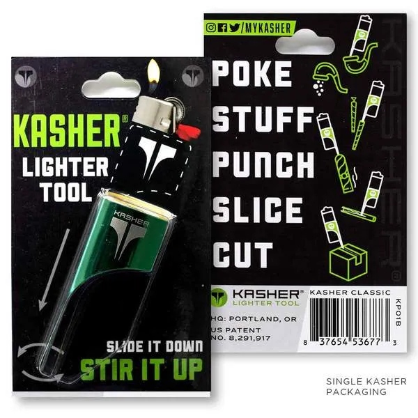 KASHER – SMOKING ACCESSORIES – LIGHTER TOOL CLASSIC BIC – 1CT – KASHE-10189 – [MSRP: $5]