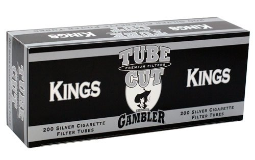 GAMBLER – TUBE CUT – CIGARETTE FILTER TUBES – VARIOUS FLAVORS – KINGS & 100MM – 200 CT – 1UNIT – [MSRP: $7]