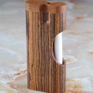 DUGOUT – SMOKING ACCESSORIES – NATURAL SIDE CUT WOODEN BOX – 2 SIZES – 1CT – [MSRP: $6.50]