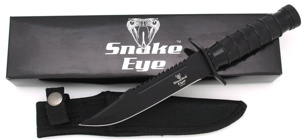 SNAKE EYE SMALL SURVIVAL KNIFE – FIXED BLADE – KNIVES & SELF DEFENSE – 1CT – [MSRP: $19]
