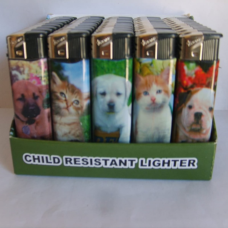G STAR – LIGHTERS – DISPOSABLE FLINT – CUTE DOGS & CATS PET DESIGNS – 50CT DISPLAY – 105656 – [MSRP: $1 EACH]