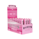 ELEMENTS – PINK – ULTRA THIN – PRE-ROLLED CONES – KING SIZE – 3PK – 32CT DSPL – [MSRP: $3 EACH]