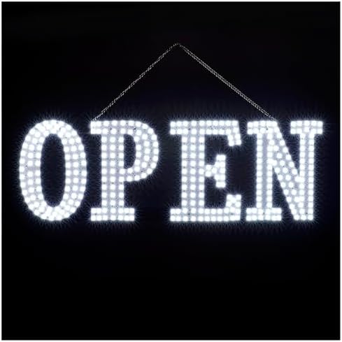 LED SIGN – "OPEN" – 10x30x1.2 – WHITE – LED SIGN & OUTDOOR DISPLAY – 1CT – [MSRP: $STORE USE]