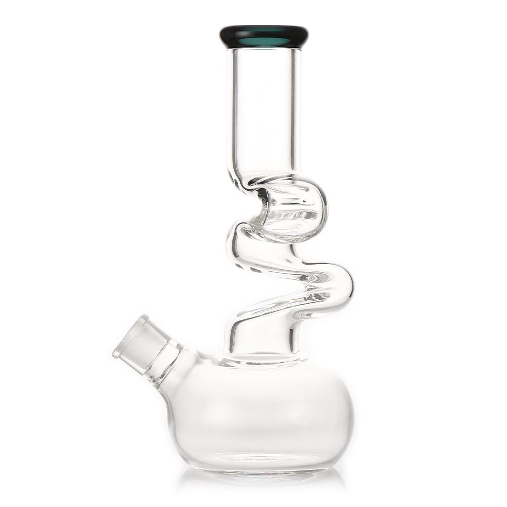 ZONG BALL BOTTOM – GLASS WATER PIPES – DRY RIG – 13 INCH – 1CT – XYZ-297 – [MSRP: $40]