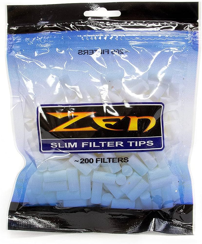 ZEN – TIPS & FILTERS – REGULAR FILTER TIPS – 200CT BAG – [MSRP: $4]