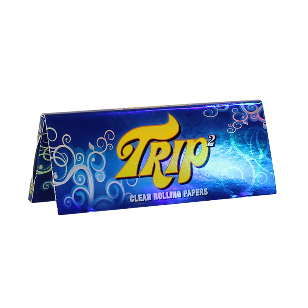 TRIP2 – ROLLING PAPERS – CLEAR – MINI & KING SIZE – 24CT DSPL – [MSRP: $2 EACH]