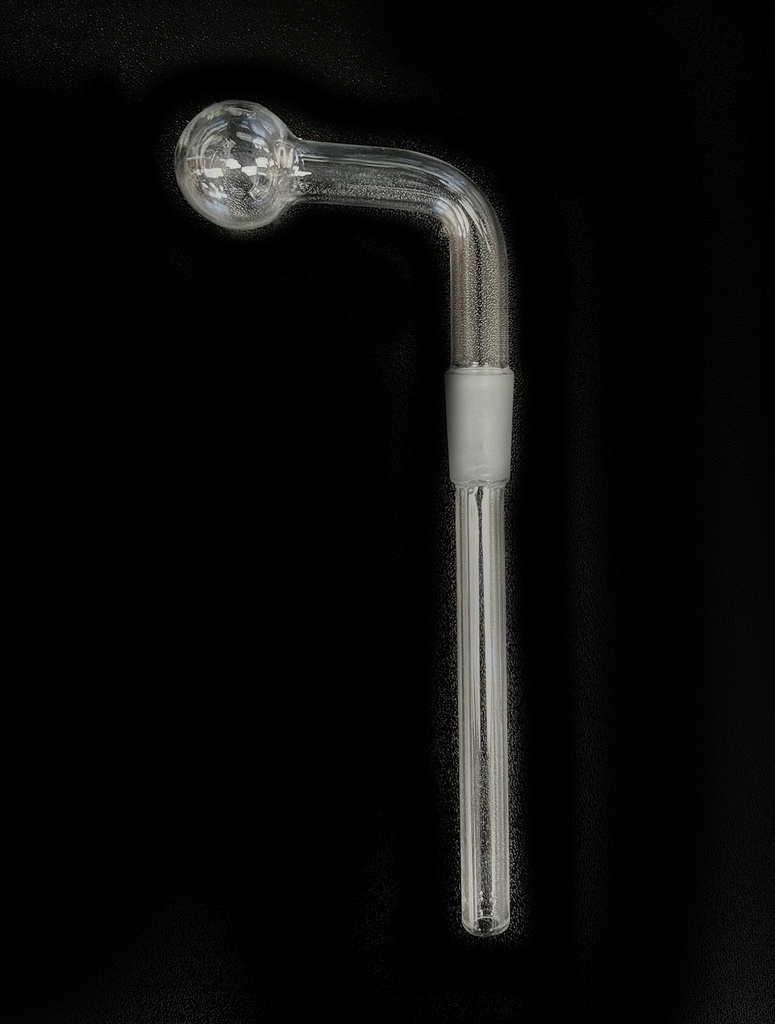 TOKES BUDDY – OIL BURNER DOWNSTEM – GLASS ACCESSORIES – 14MM 90 DEGREE – LONG – 1CT – GB1060 – [MSRP: $5 EACH]