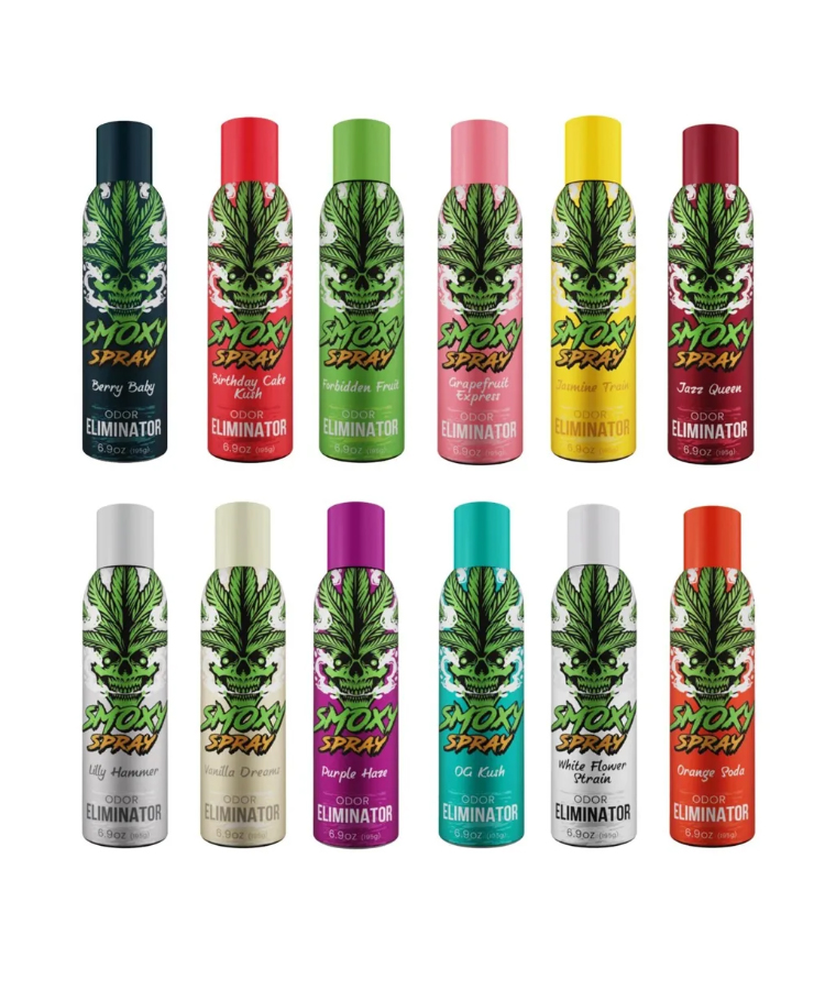 SMOXY – AIR FRESHENERS – ODOR ELIMINATOR SPRAY – 6.9OZ – ASSORTED SCENTS – 1CT – [MSRP: $6]