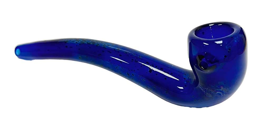 SPECKLED S-LOCK – GLASS HAND PIPE – 5-INCH – ASSORTED COLORS – 1CT – 1XHP-108884 – [MSRP: $10.50]